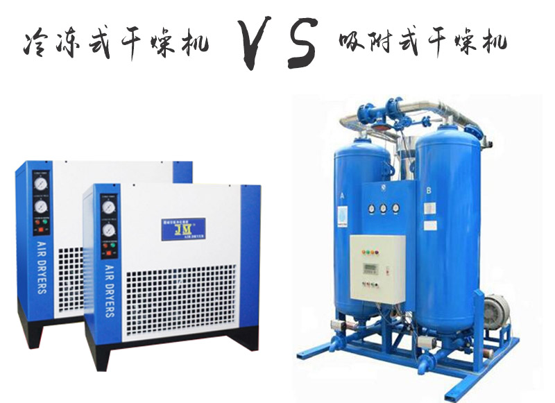 冷凍式干燥機(jī)和吸附式干燥機(jī)的區(qū)別